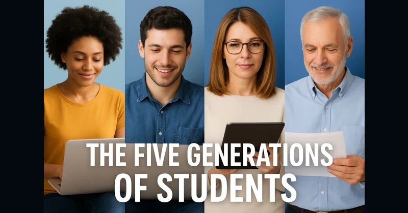 The Five Generations of Students and the Future of User Experience in Higher Ed