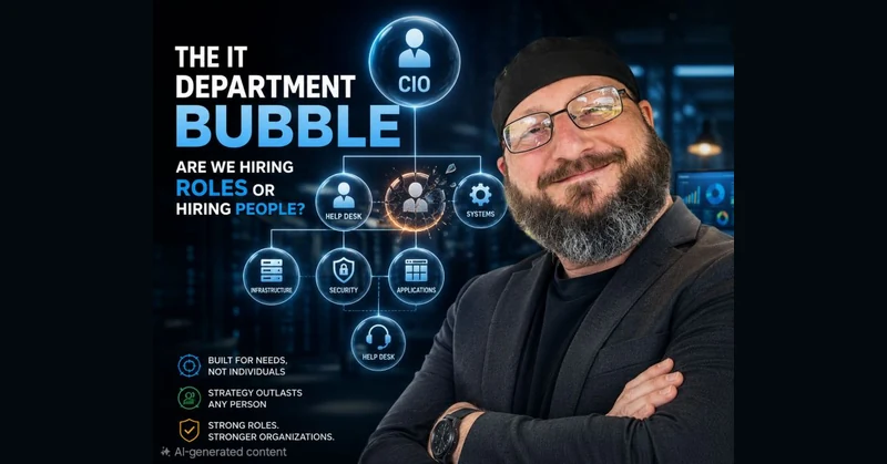 The IT Department Bubble: Are We Hiring Roles or Hiring People?